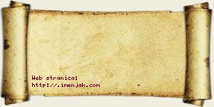 Nikolina Perunović vizit kartica